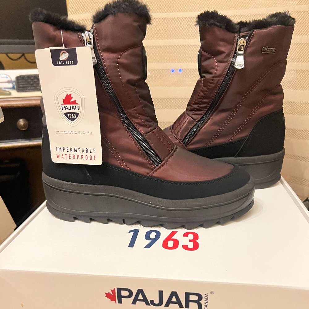 Brand New Pajar Tanita Faux Fur Lined Snow Boots